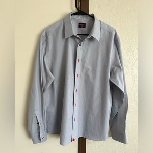 XXL UNTUCKIt men’s dress shirt blue